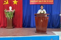 TRUNG TÂM Y TẾ KHU VỰC PHÚ TÂN CÔNG BỐ CÁC QUYẾT ĐỊNH BỔ NHIỆM LÃNH ĐẠO QUẢN LÝ CÁC KHOA, PHÒNG VÀ TRẠM Y TẾ XÃ