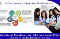HƯỞNG ỨNG NGÀY TRÁNH THAI THẾ GIỚI 26/09/2025