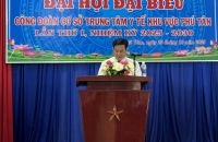 Đại hội Công đoàn cơ sở Trung tâm Y tế khu vực Phú Tân nhiệm kỳ 2025–2030