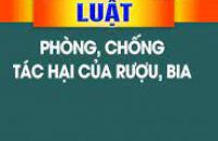 Luật số 44/2019/QH14 của Quốc hội: Luật phòng, chống tác hại của rượu, bia